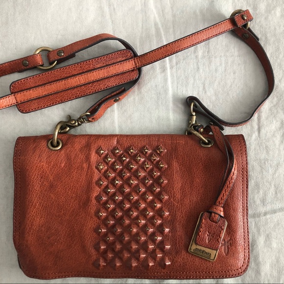 Frye Handbags - Frye Jesse Stud Crossbody Clutch